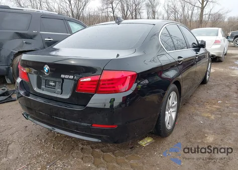 2012 BMW 528I z USA, uszkodzony, nr VIN WBAXG5C50CDY28218